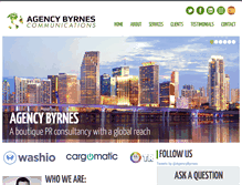 Tablet Screenshot of agencybyrnes.com